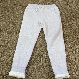 Hollywood Cozy Kids Gray Sweatpants Size L (14)